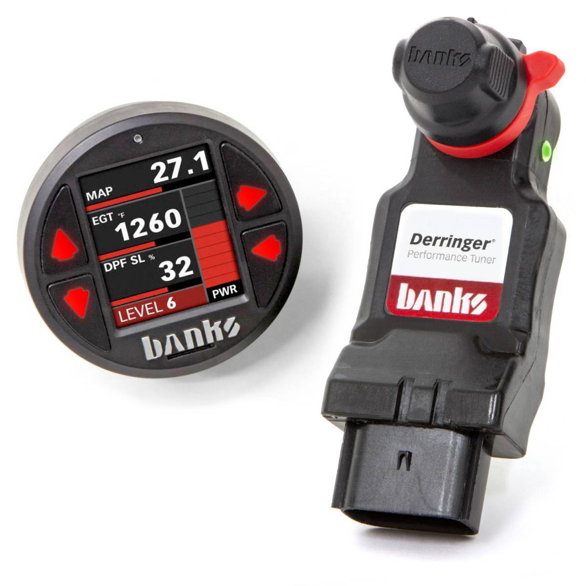 Derringer Tuner with iDash® SuperGauge Banks Power display