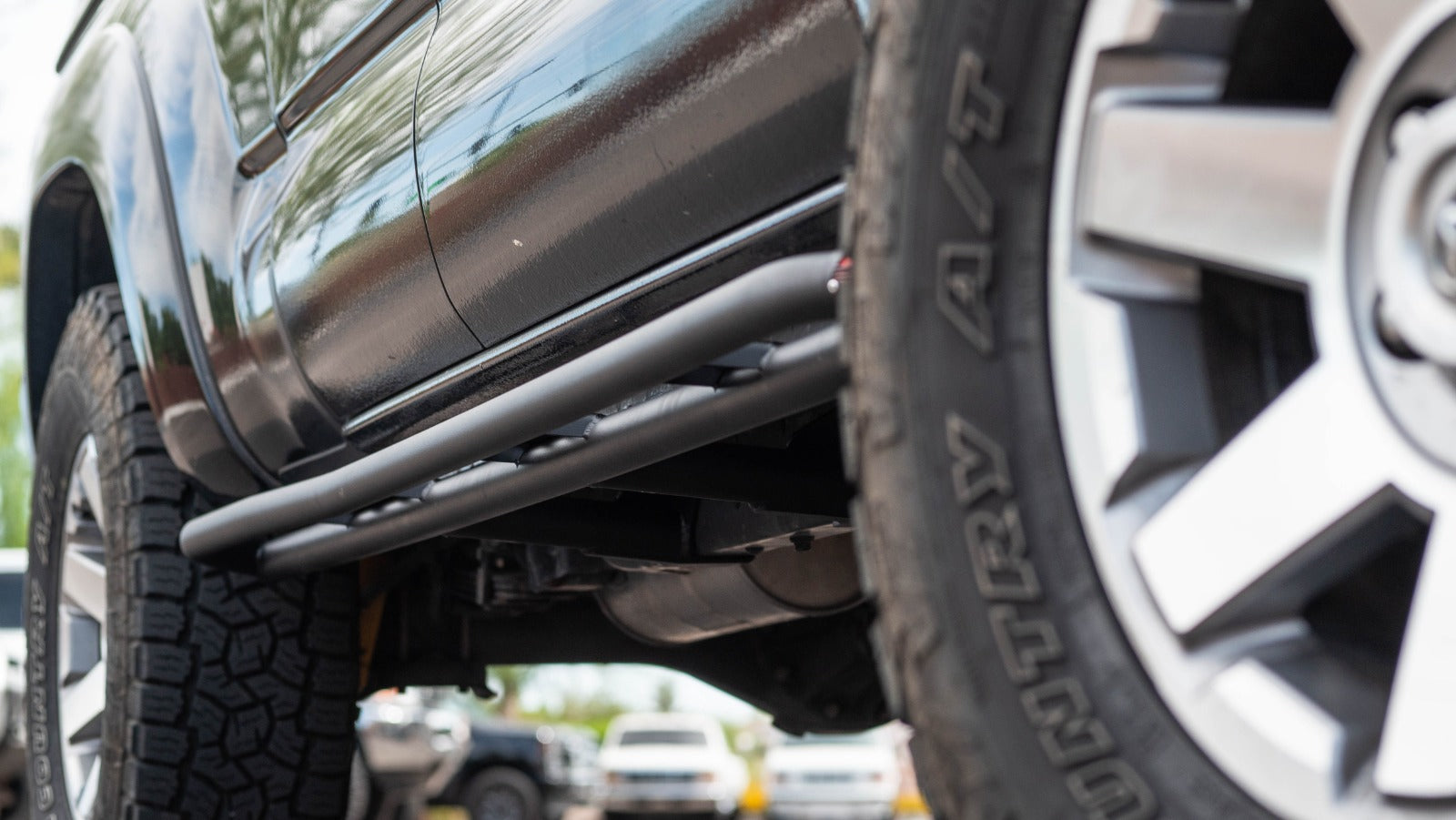 '05-15 Toyota Tacoma SDHQ Built Rock Sliders close-up