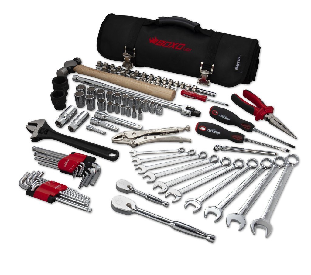 Boxo Tool Roll 2.0 - PA915 Tools BOXO-USA Display of Included Parts