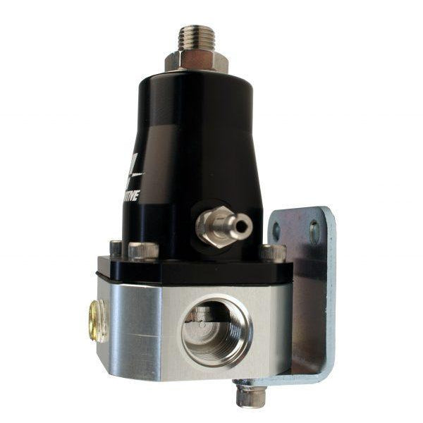 Compact Regulator Regulator Aeromotive Inc. x2 ORB-06 Inlet/Outlet and x1 ORB-06 return port Silver/Black