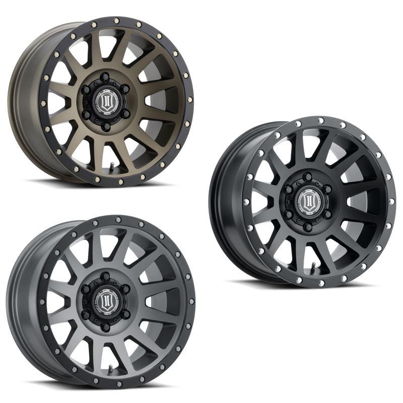 Compression | 17" Wheel Finish Options Display