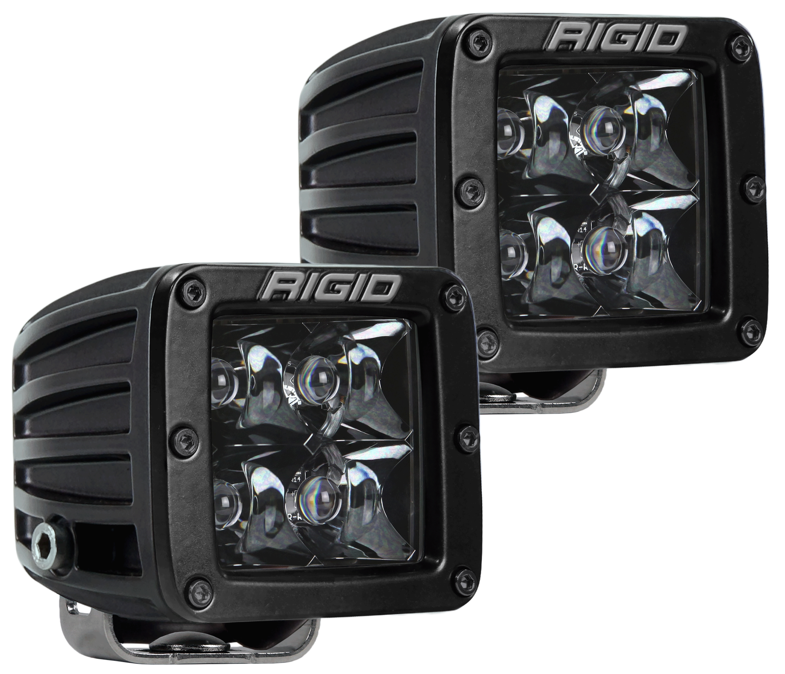 D-Series PRO Midnight Edition Pod LED Light-Pair Lighting Rigid Industries Surface Mount Spot 