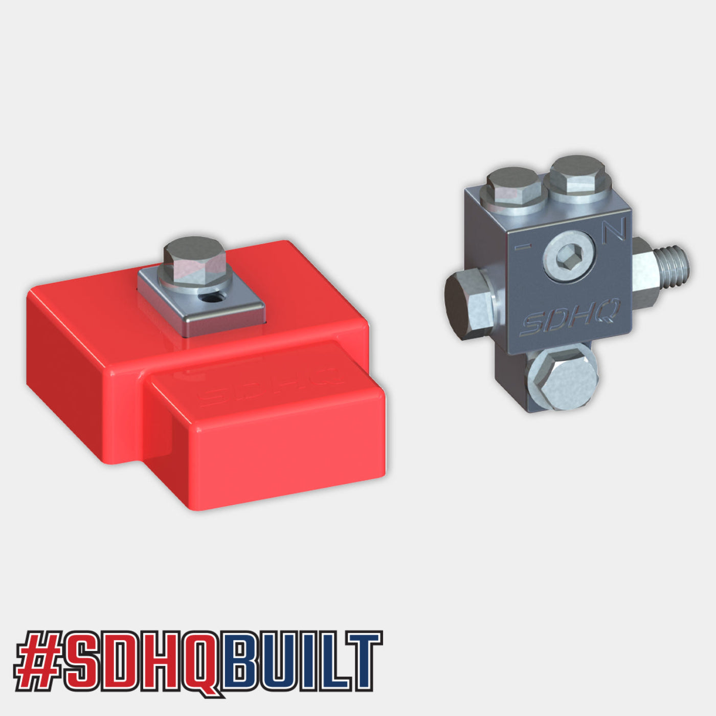 '21-25 Ford Bronco/Bronco Raptor SDHQ Built Billet Battery Terminal Kit design
