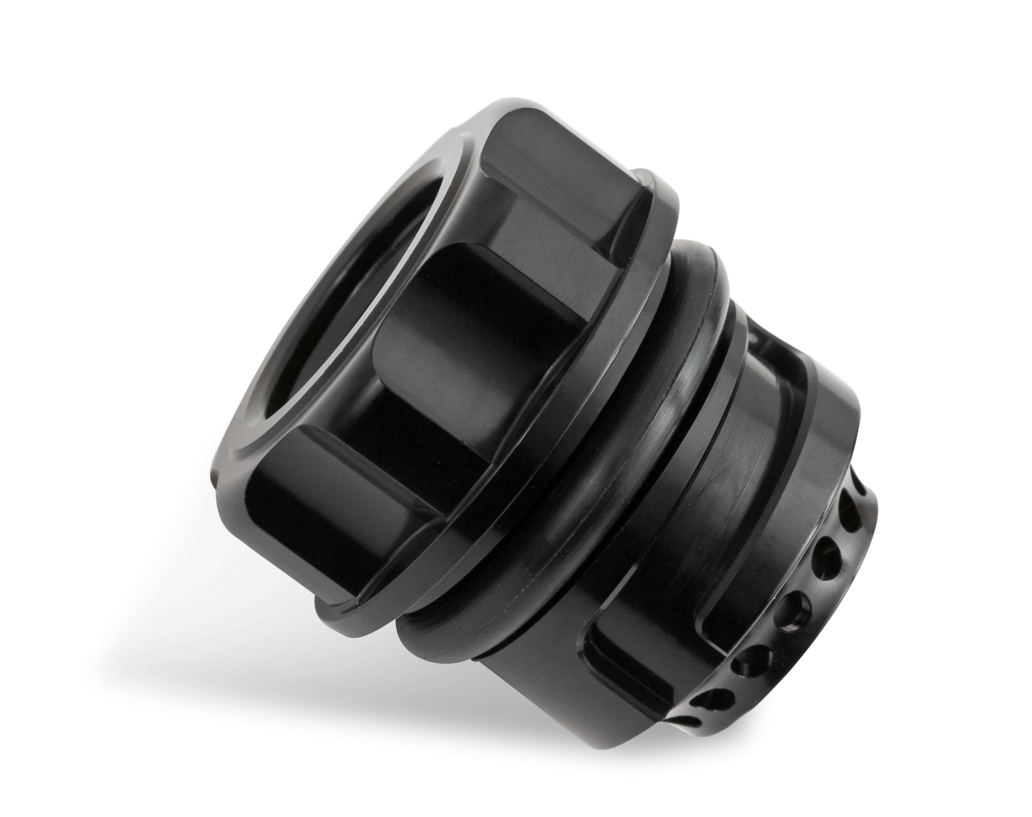 Earl's Oil Fill Cap w/ PVC Vent Close-up Display
