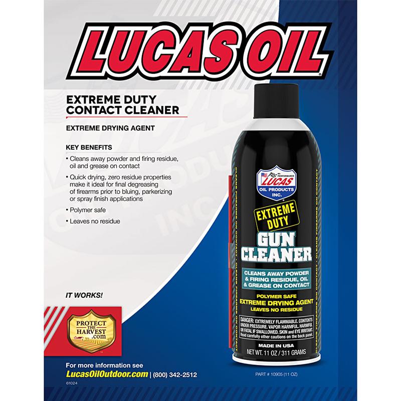 Extreme Duty Gun Cleaner Oils and Grease Lucas Oil description