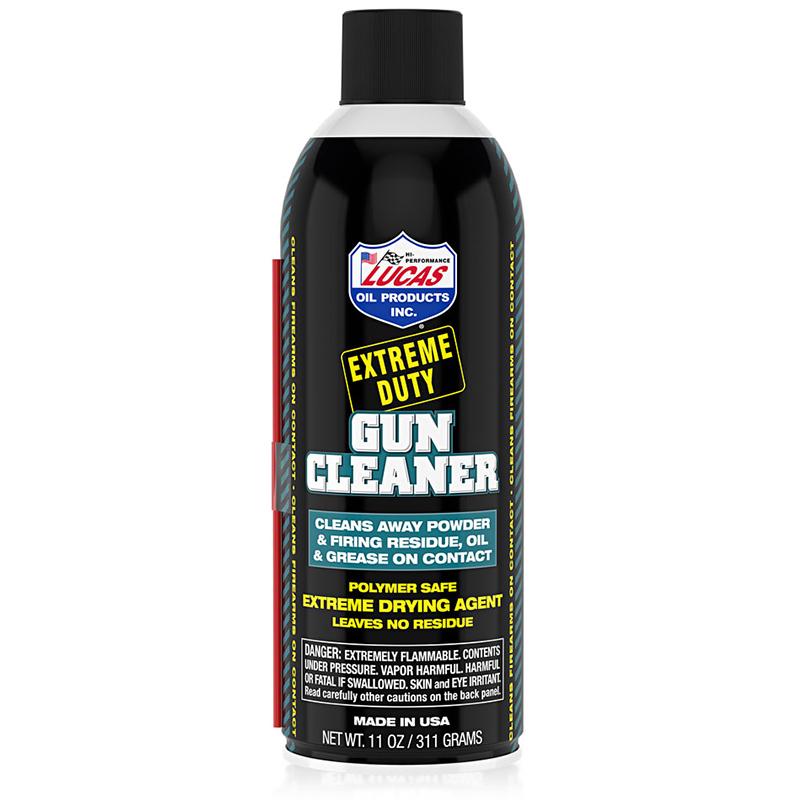 Extreme Duty Gun Cleaner Oils and Grease Lucas Oil display