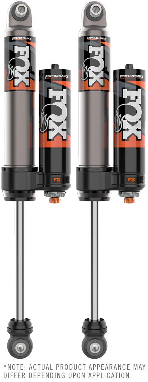 '07-18 Jeep JK Fox Performance Elite Series 2.5 PB Rear Shocks Display of Included Parts