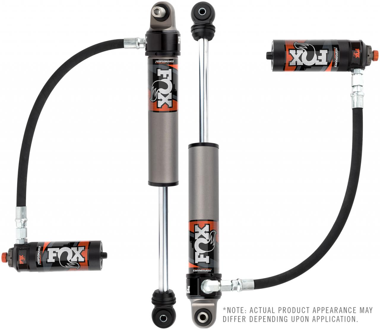 '07-18 Jeep JK Fox Performance Elite Series 2.5 RR Front Shocks Display of Included Parts