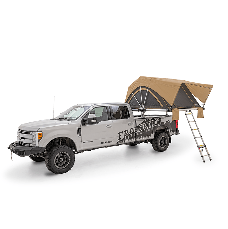 High Country Series 80" Roof Top Tent Display on vehicle