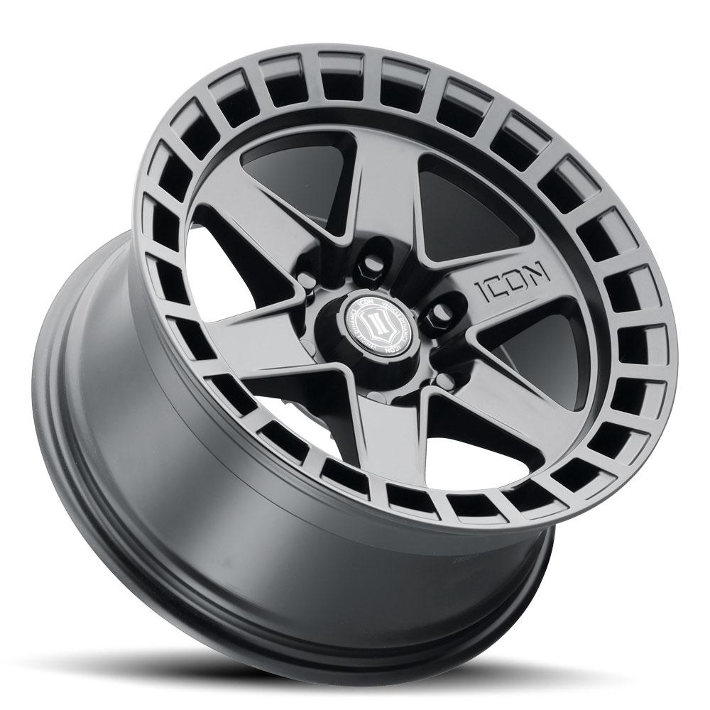Icon Alloys - 17" Raider Wheel Black Finish Display