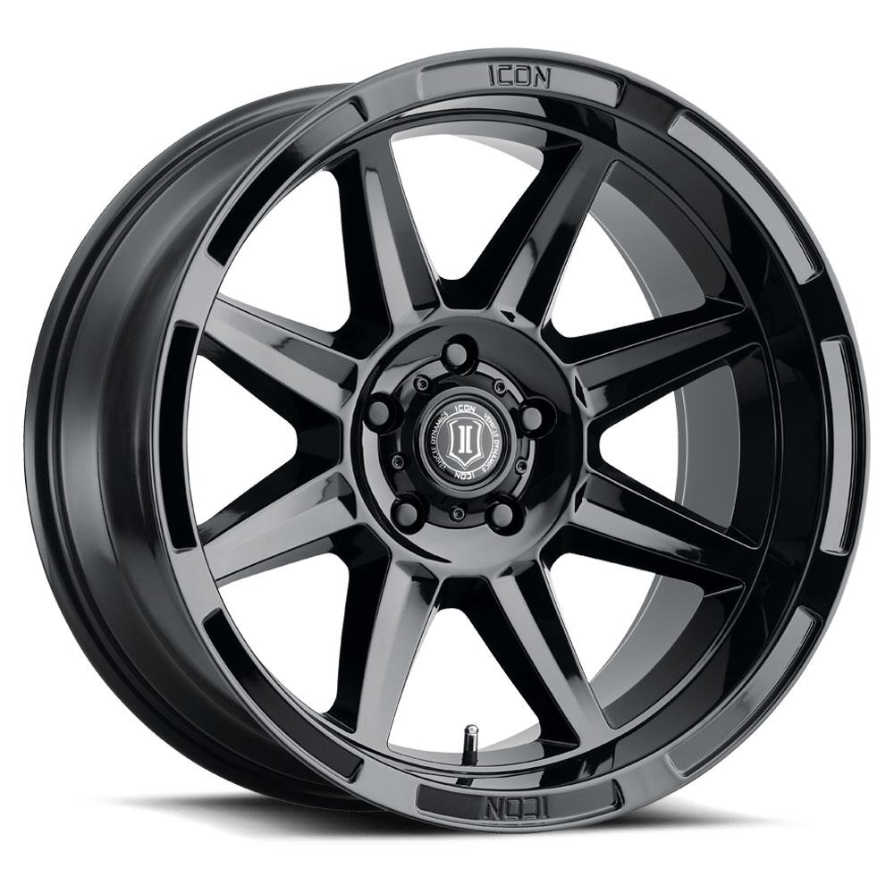Icon Alloys Bandit 20" Wheel Gloss Black Finish Display