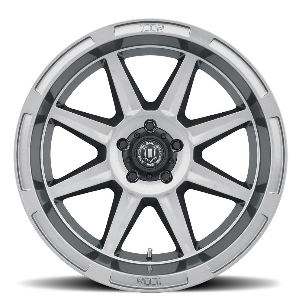 Icon Alloys Bandit 20" Wheel Titanium Finish Display