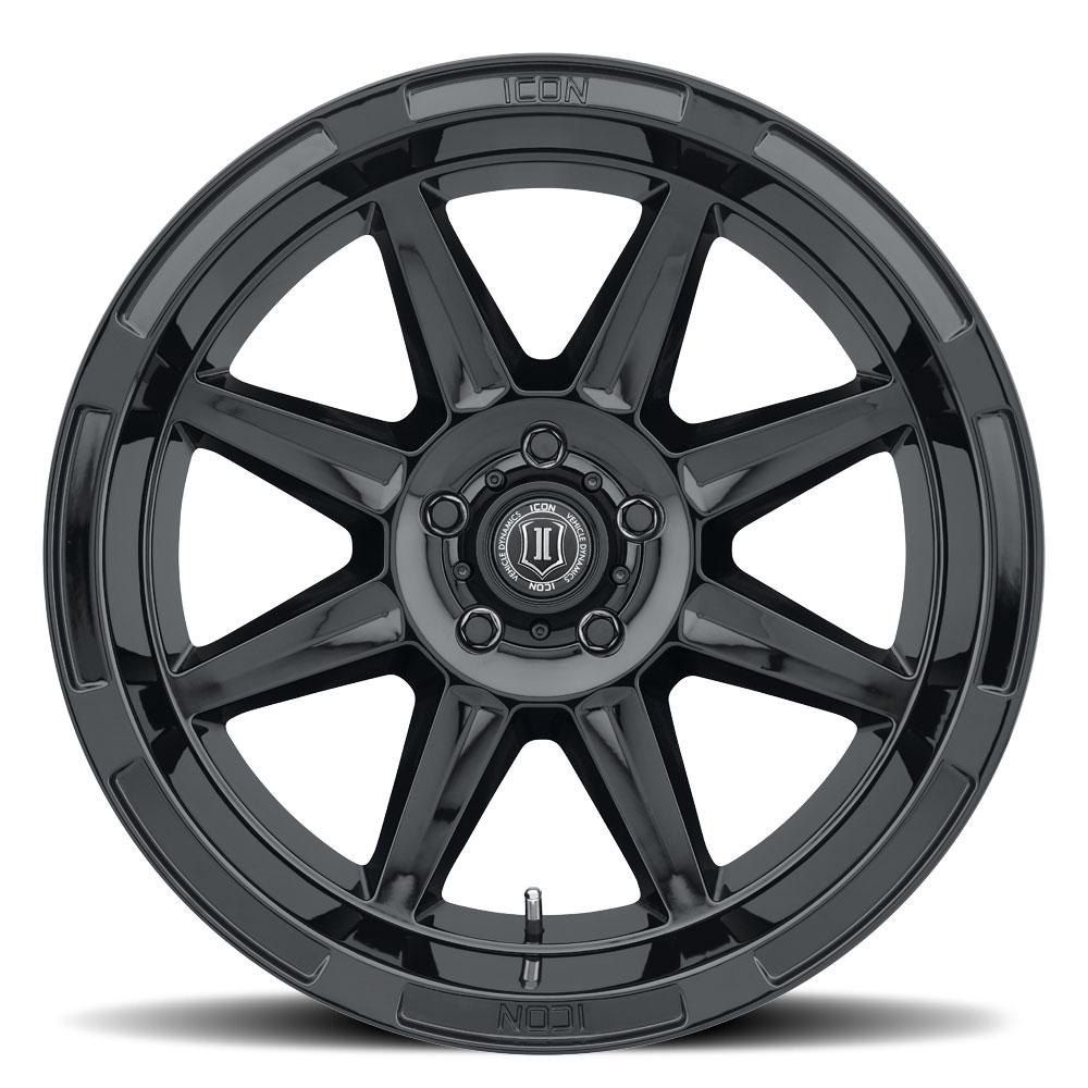 Icon Alloys Bandit 20" Wheel Gloss Black Finish Display
