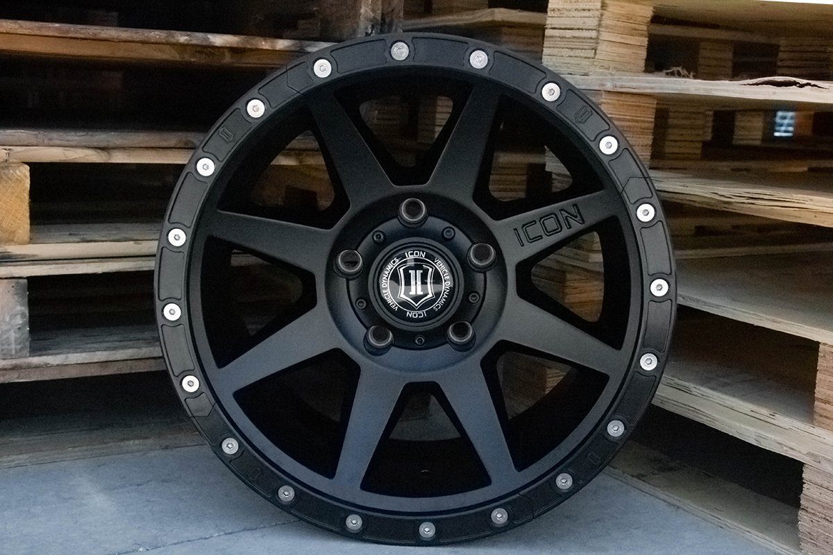Icon Alloys - IMPACT Rock Ring Kit - 192050 Display on wheel
