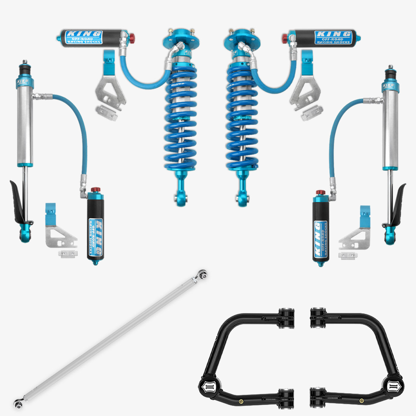 '22-25 Toyota Tundra King 2.5 RR Coilovers & Rear Shocks w/ Upper Arms & Trailing Arm Combo Kit