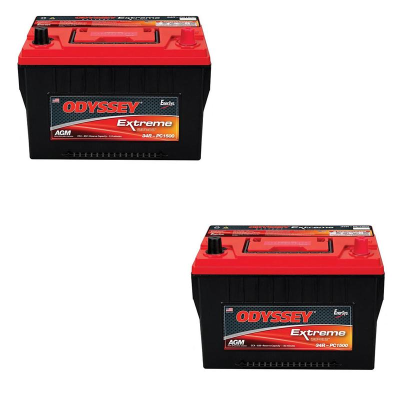 Extreme Series PAIR Battery Odyssey Battery display