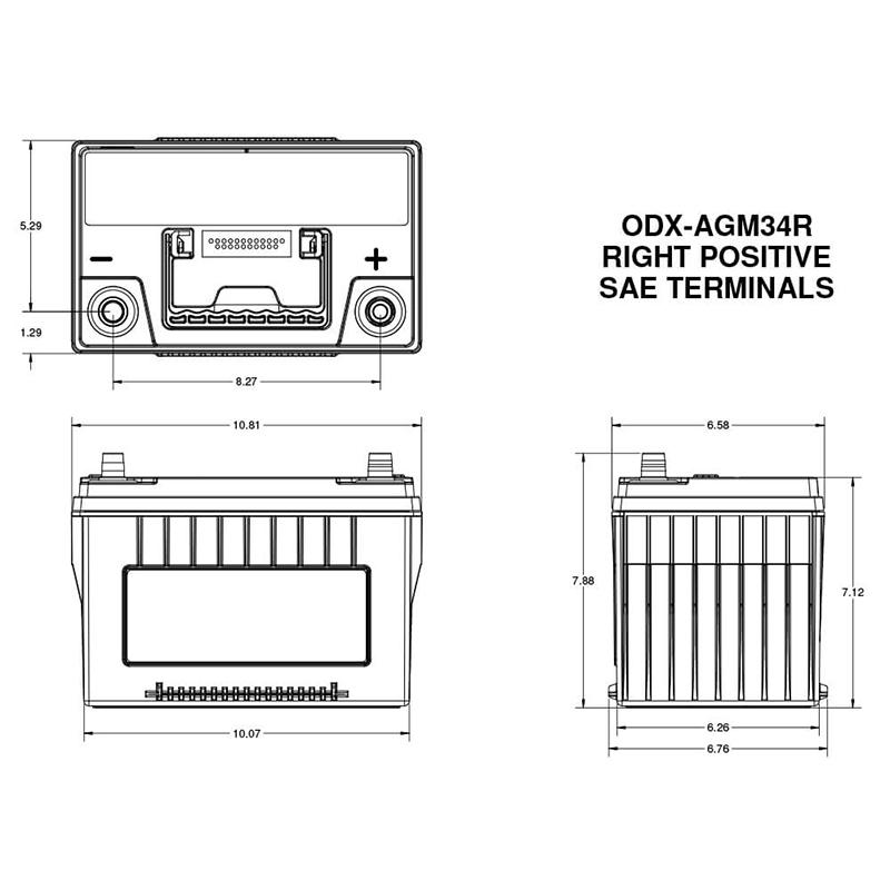 Extreme Series PAIR Battery Odyssey Battery design