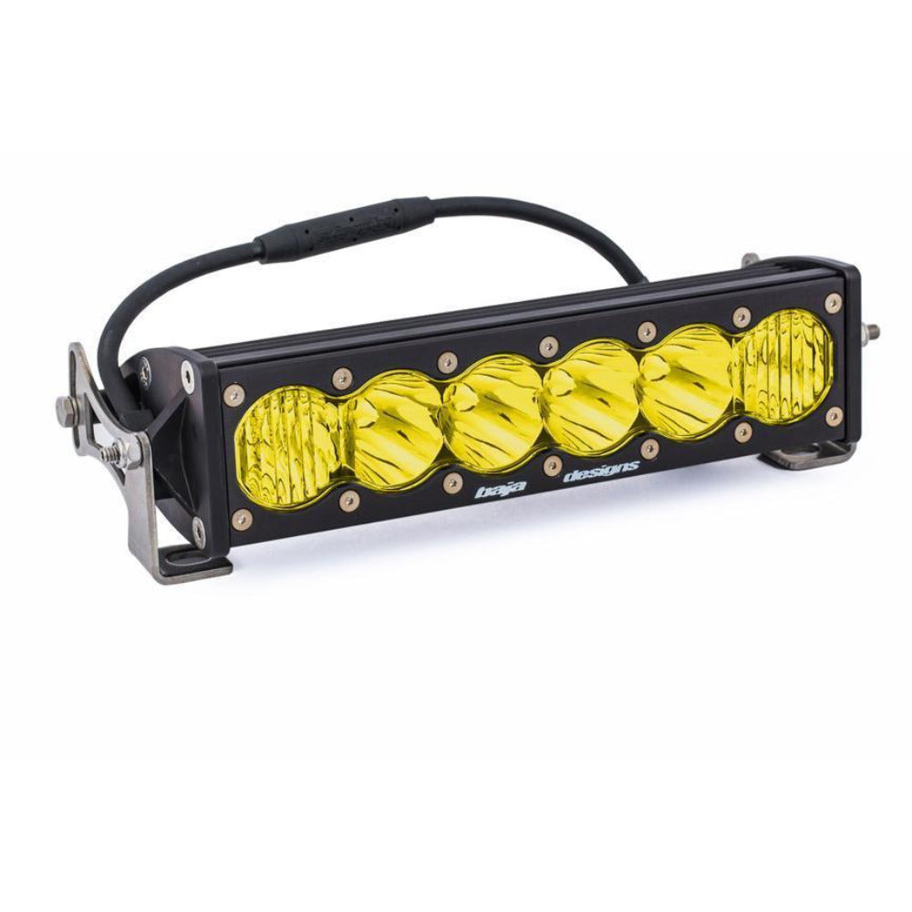 OnX6+ LED Light Bar Lighting Baja Designs 10" AMBER Wide Driving Display