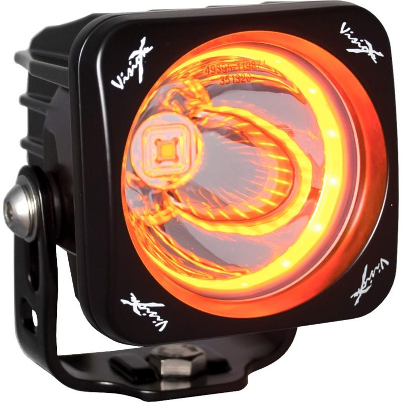 Optimus Series Squared with Halo LED Light Lighting Vision X Amber individual display