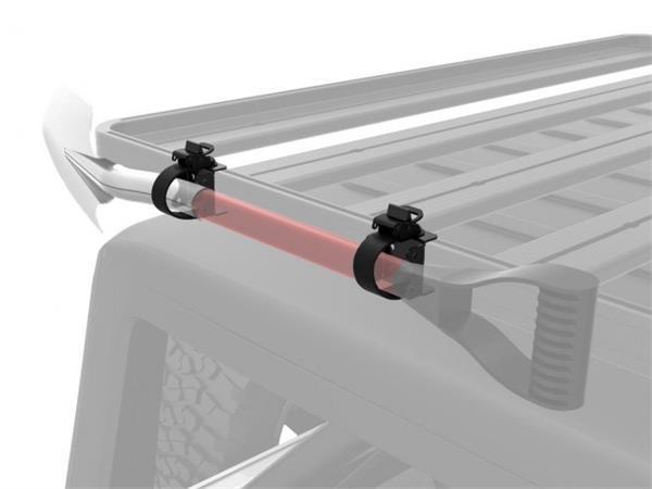 Ratcheting Spade/Shovel Mount Design on Vehicle