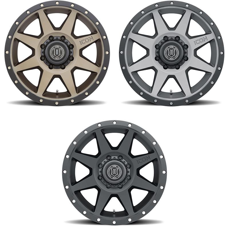 Rebound | 20" Wheel Display of Finish options