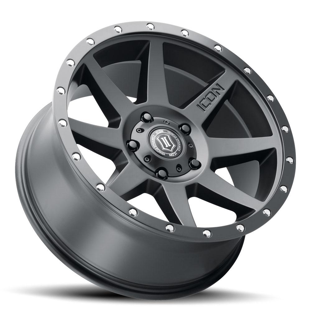 Rebound | 20" Wheel Satin Black Finish Display