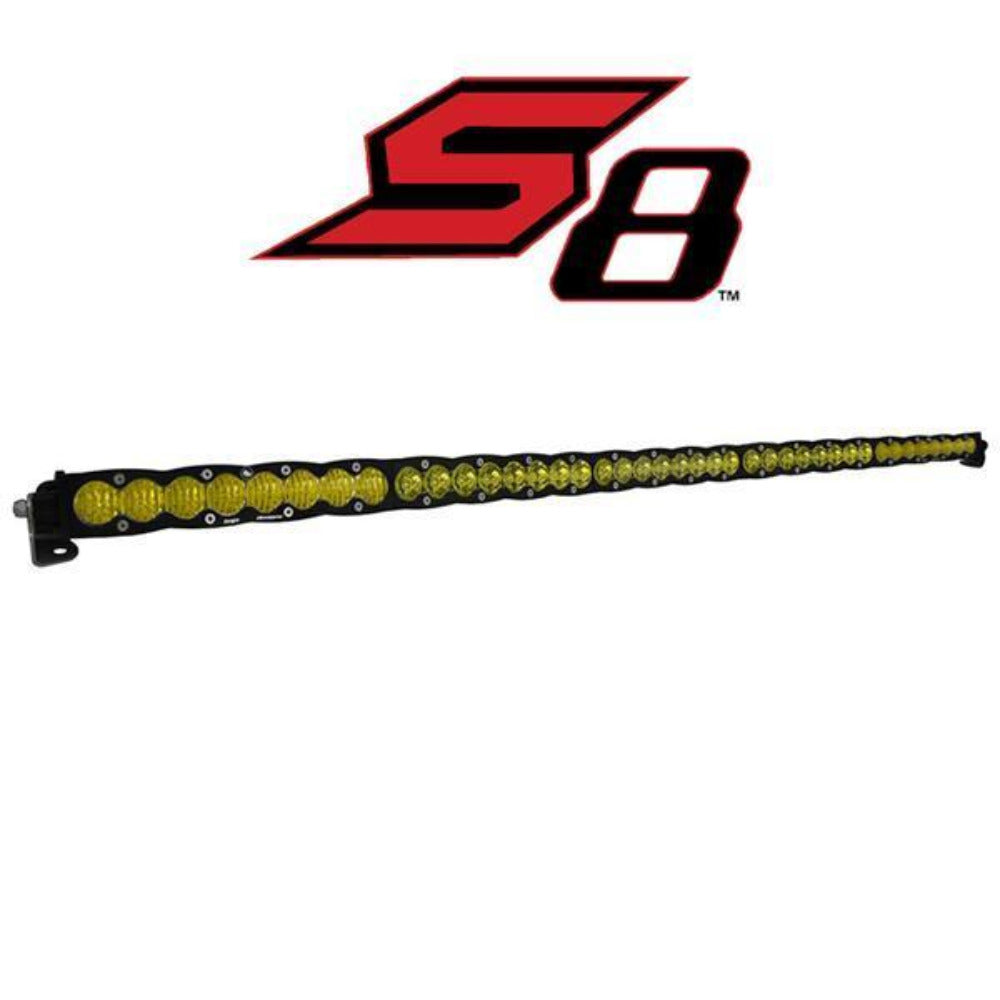 S8 Series LED Light Bar Lighting Baja Designs 50" Amber Driving/Combo Display