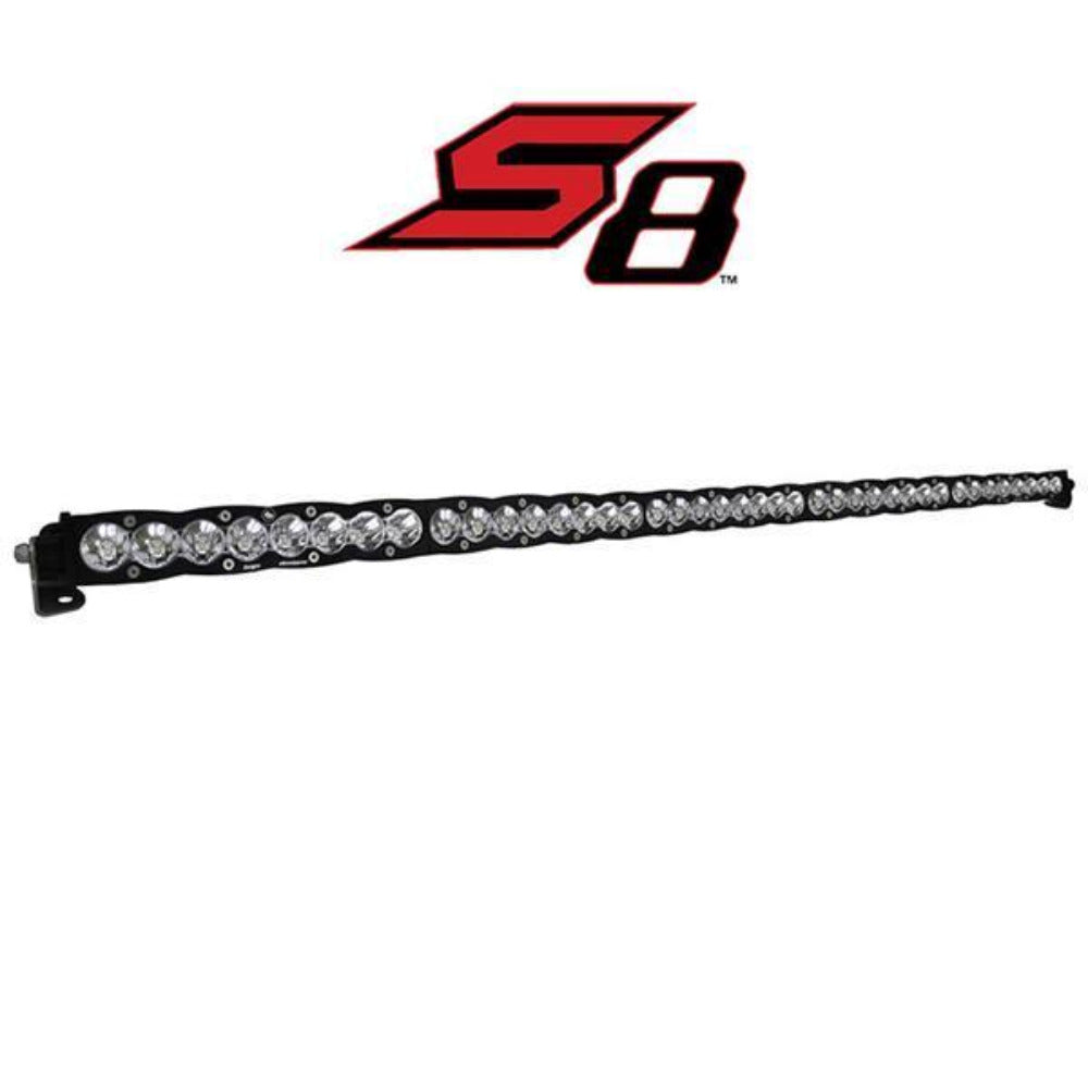 S8 Series LED Light Bar Lighting Baja Designs 50" Clear Spot Display