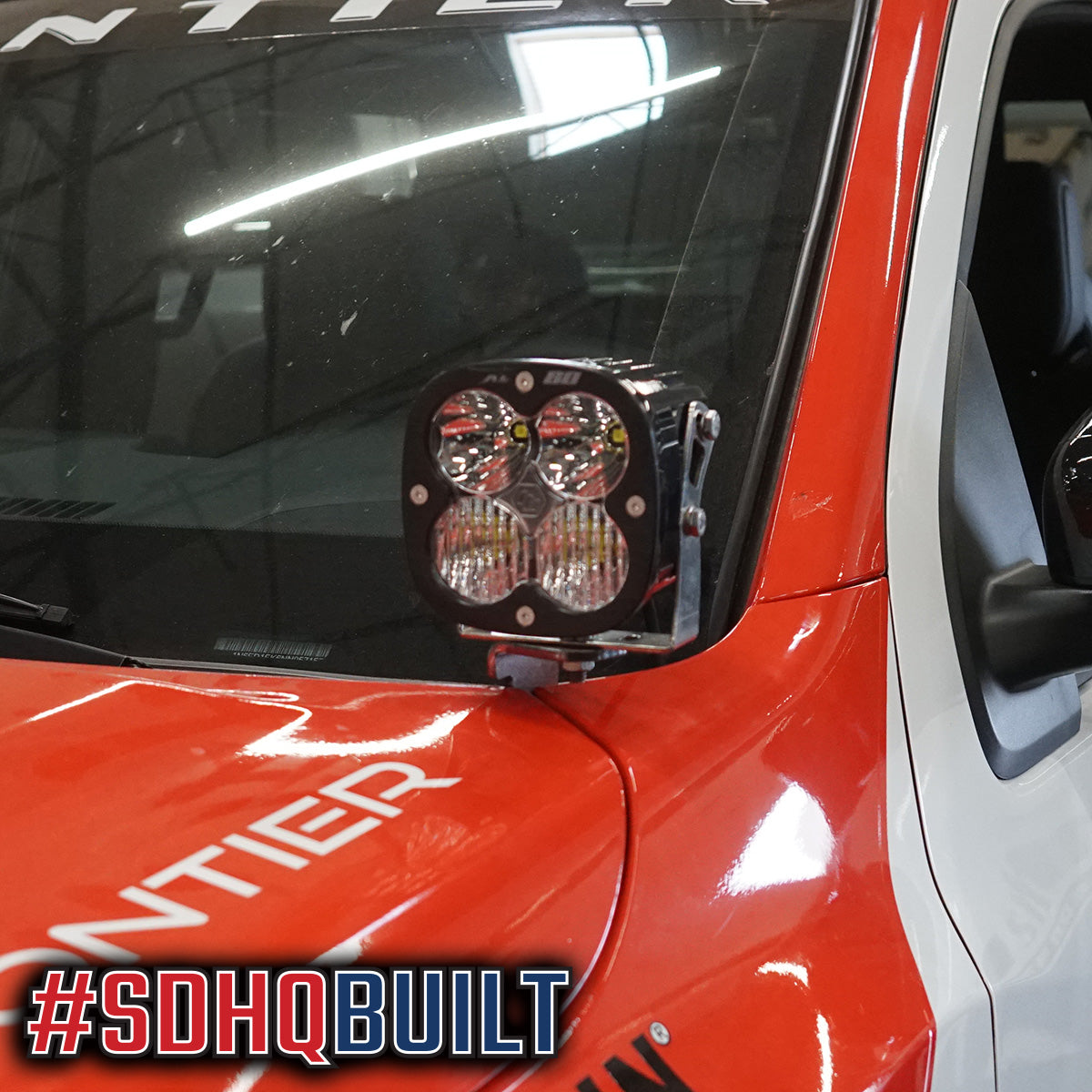 '22-Current Nissan Frontier SDHQ Built A-Pillar Light Mounts