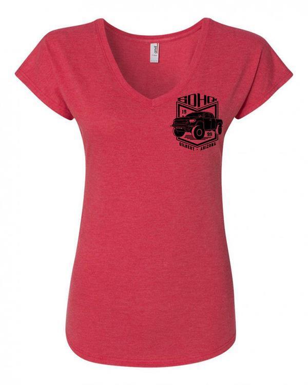 SDHQ Womens Tundra T-Shirt | V-Neck Apparel SDHQ Off Road 