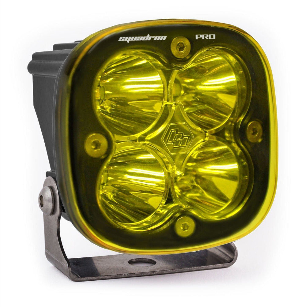 Squadron Pro LED Light Lighting Baja Designs Black Amber Spot Display