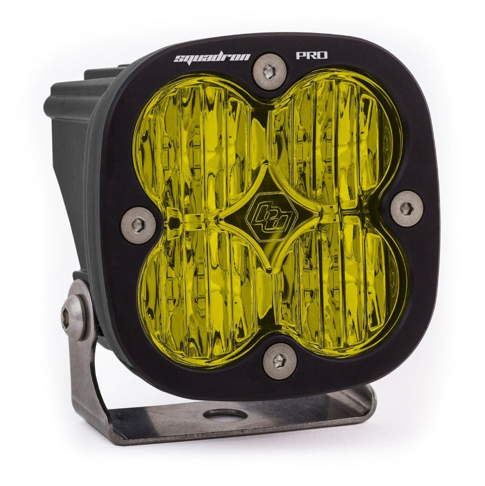 Squadron Pro LED Light Lighting Baja Designs Black Amber Wide Cornering Display