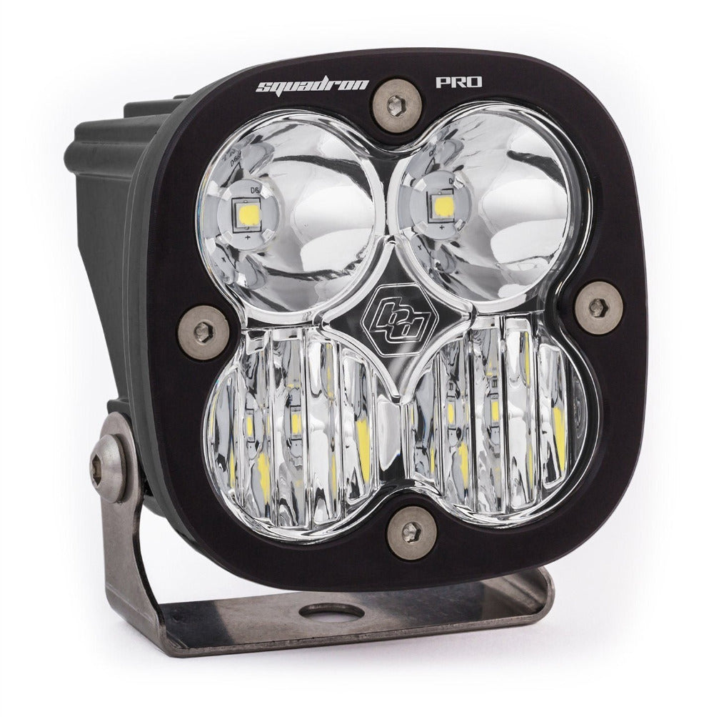Squadron Pro LED Light Lighting Baja Designs Black Clear Driving/Combo Display