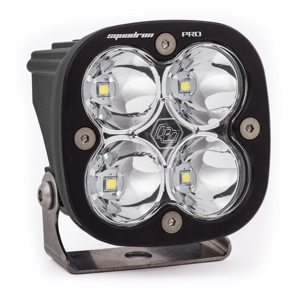 Squadron Pro LED Light Lighting Baja Designs Black Clear Spot Display