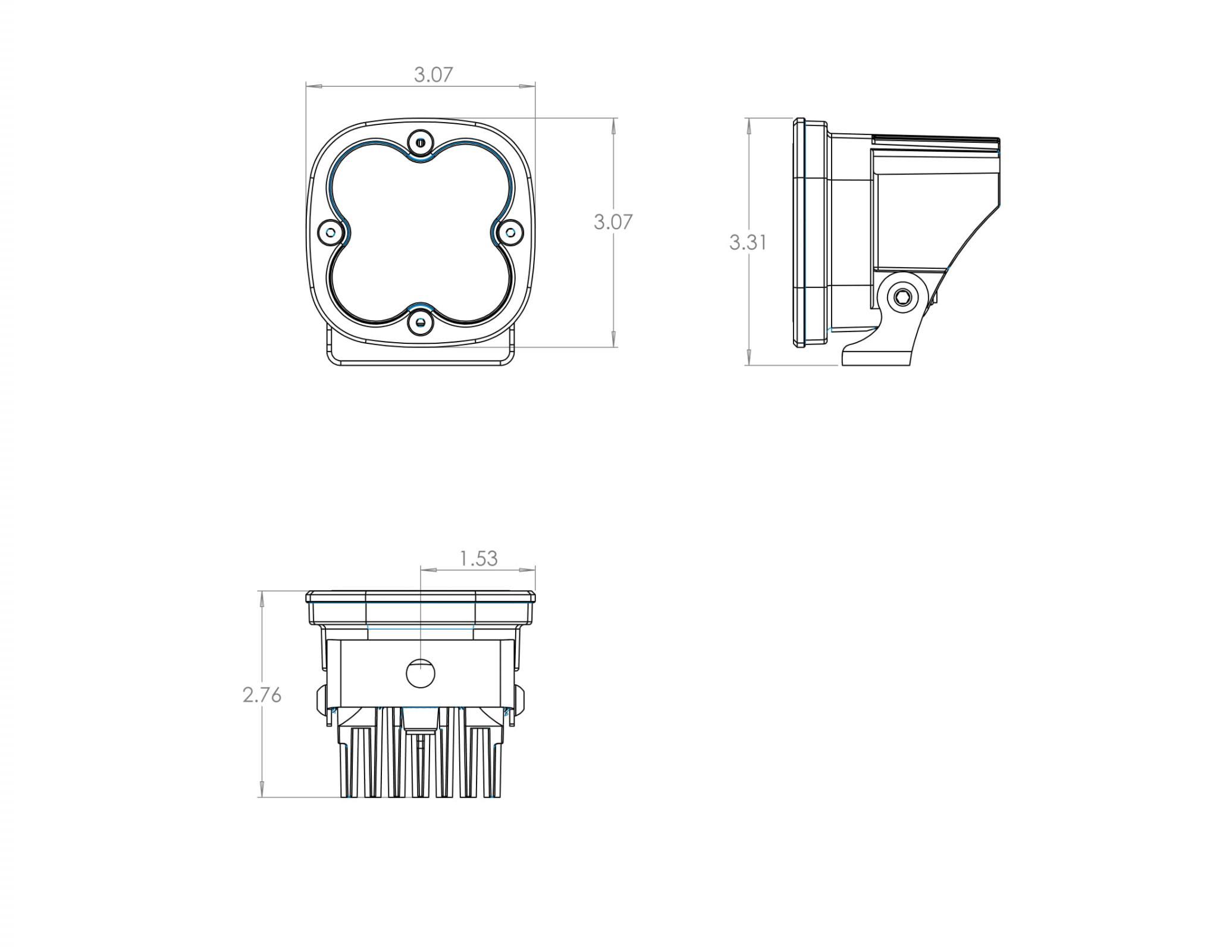 Squadron Pro LED Light | Pair Lighting Baja Designs