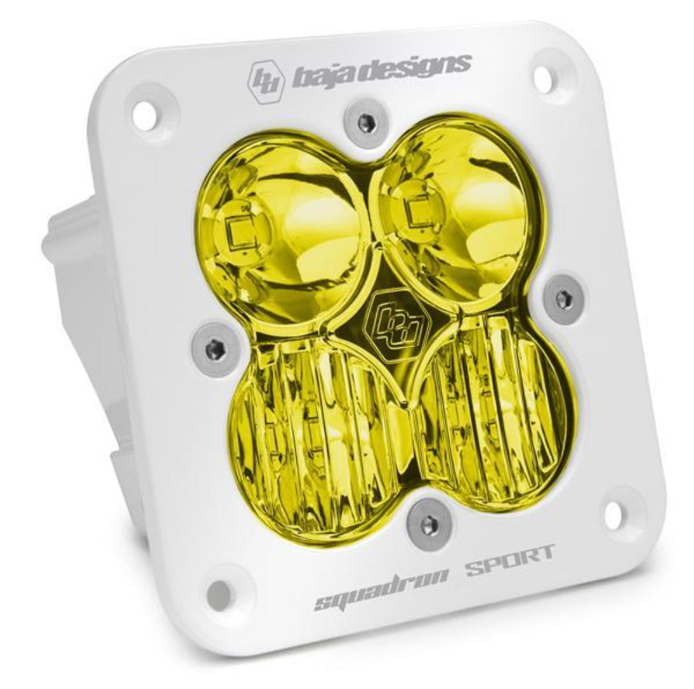 Squadron Sport LED Light Flush Mount Lighting Baja Designs White Amber Driving/Combo Display
