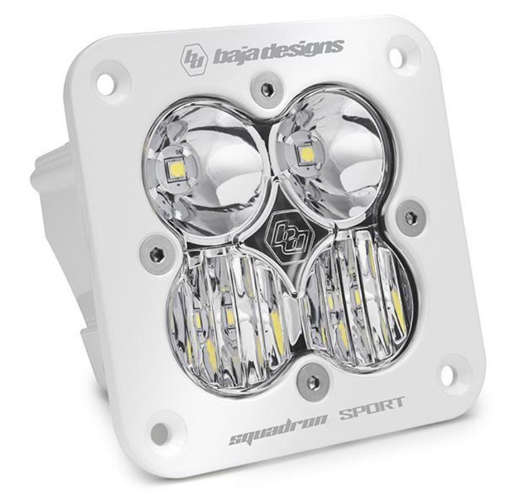 Squadron Sport LED Light Flush Mount Lighting Baja Designs White Clear Driving/Combo Display