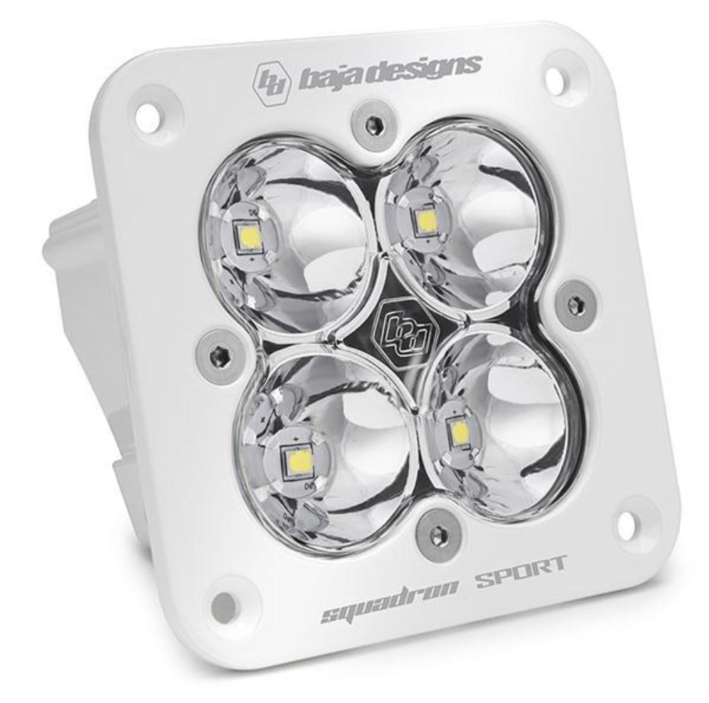 Squadron Sport LED Light Flush Mount Lighting Baja Designs White Clear Spot Display