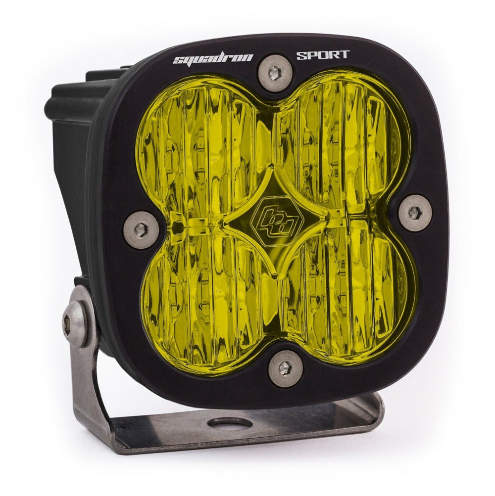 Squadron Sport LED Light Lighting Baja Designs Black Amber Wide Cornering Display