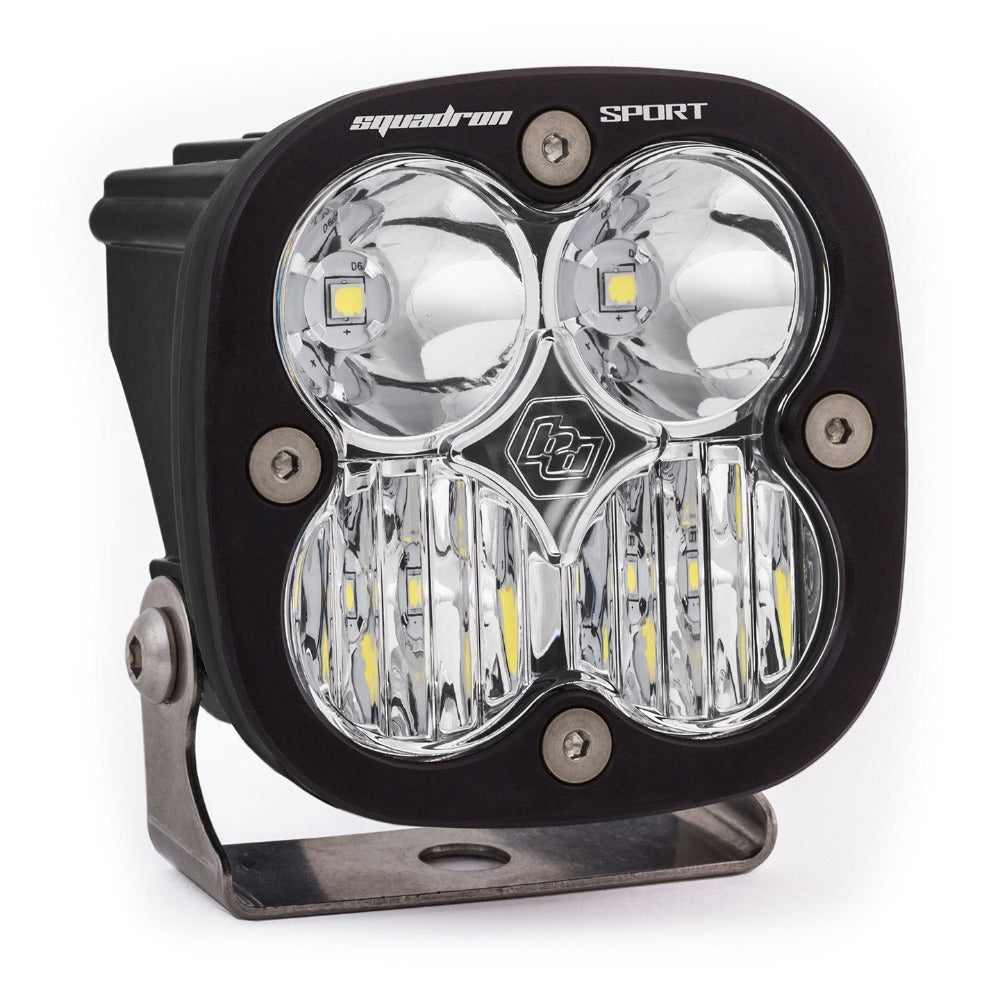 Squadron Sport LED Light Lighting Baja Designs Black Clear Driving/Combo Display