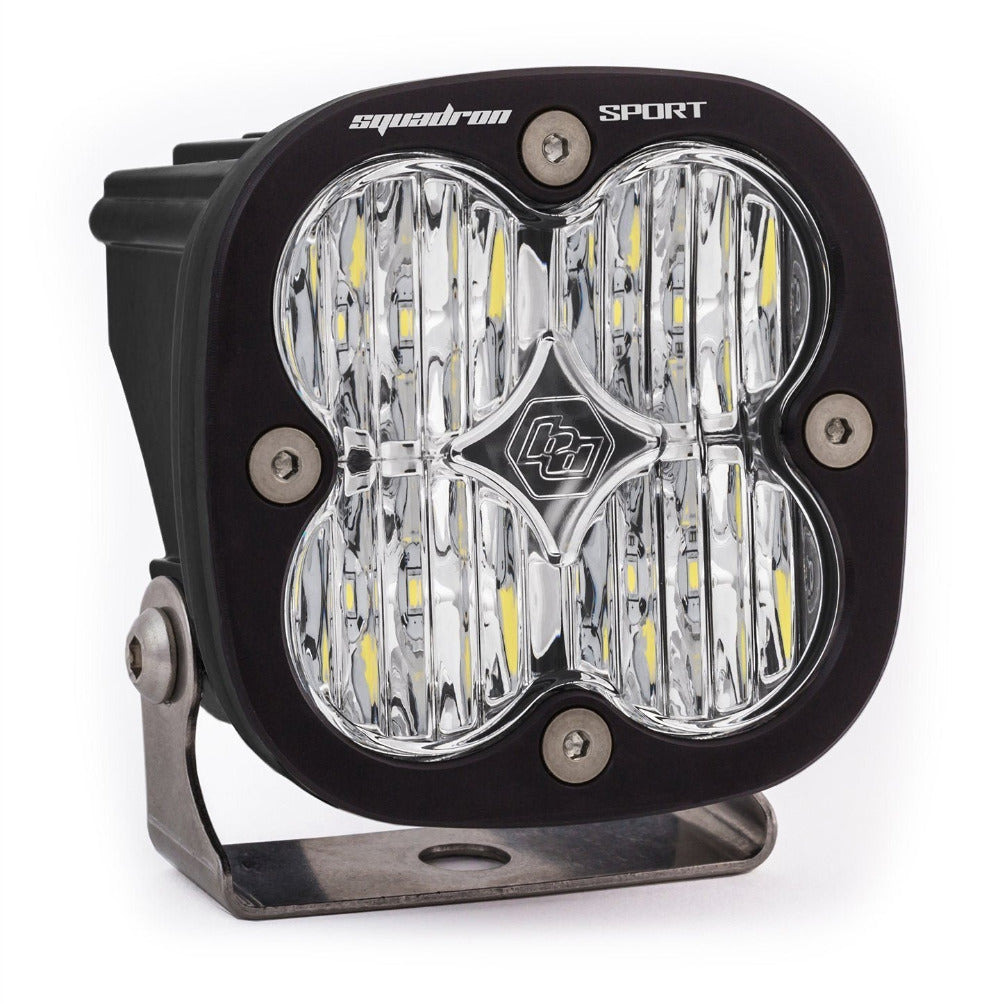 Squadron Sport LED Light Lighting Baja Designs Black Clear Wide Cornering Display