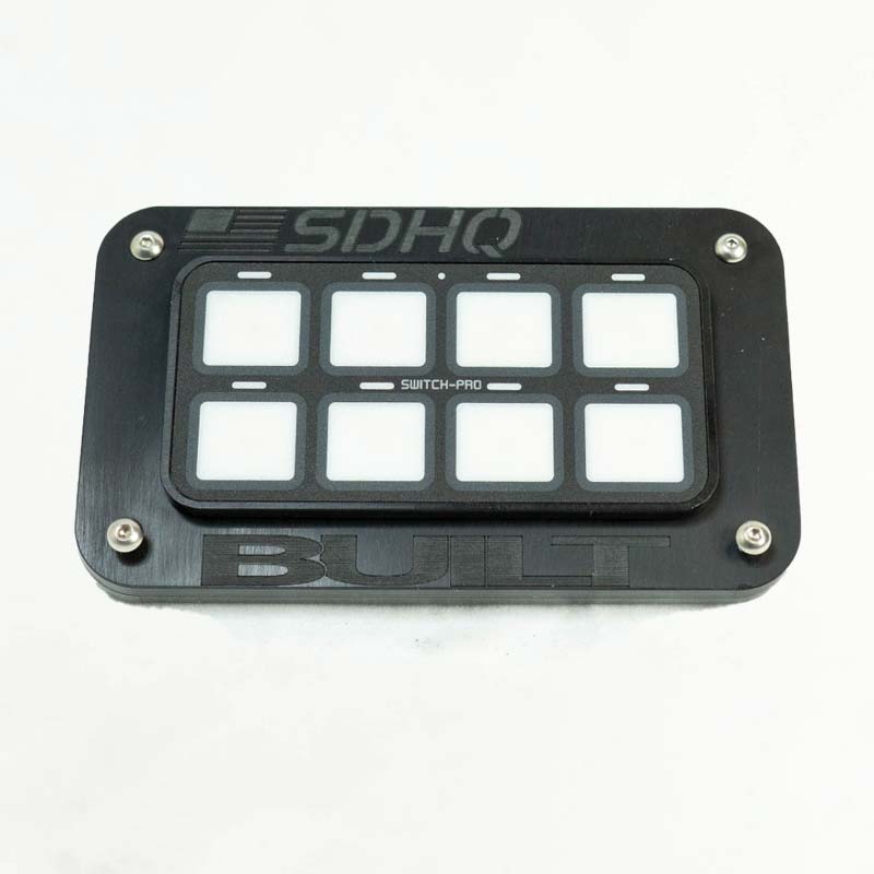 Switch Pros SP-9100 8-Switch Panel System with SDHQ Built Universal Keypad Mount Lighting SDHQ Off Road