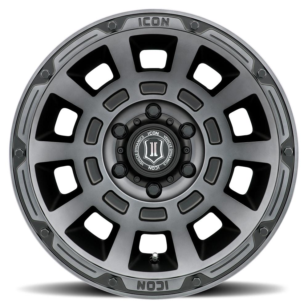 Icon Alloys - Thrust 17" Wheel Titanium Finish Display