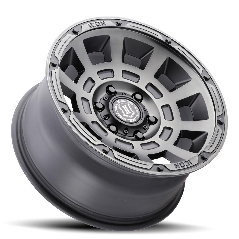 Icon Alloys - Thrust 17" Wheel Titanium Finish Display
