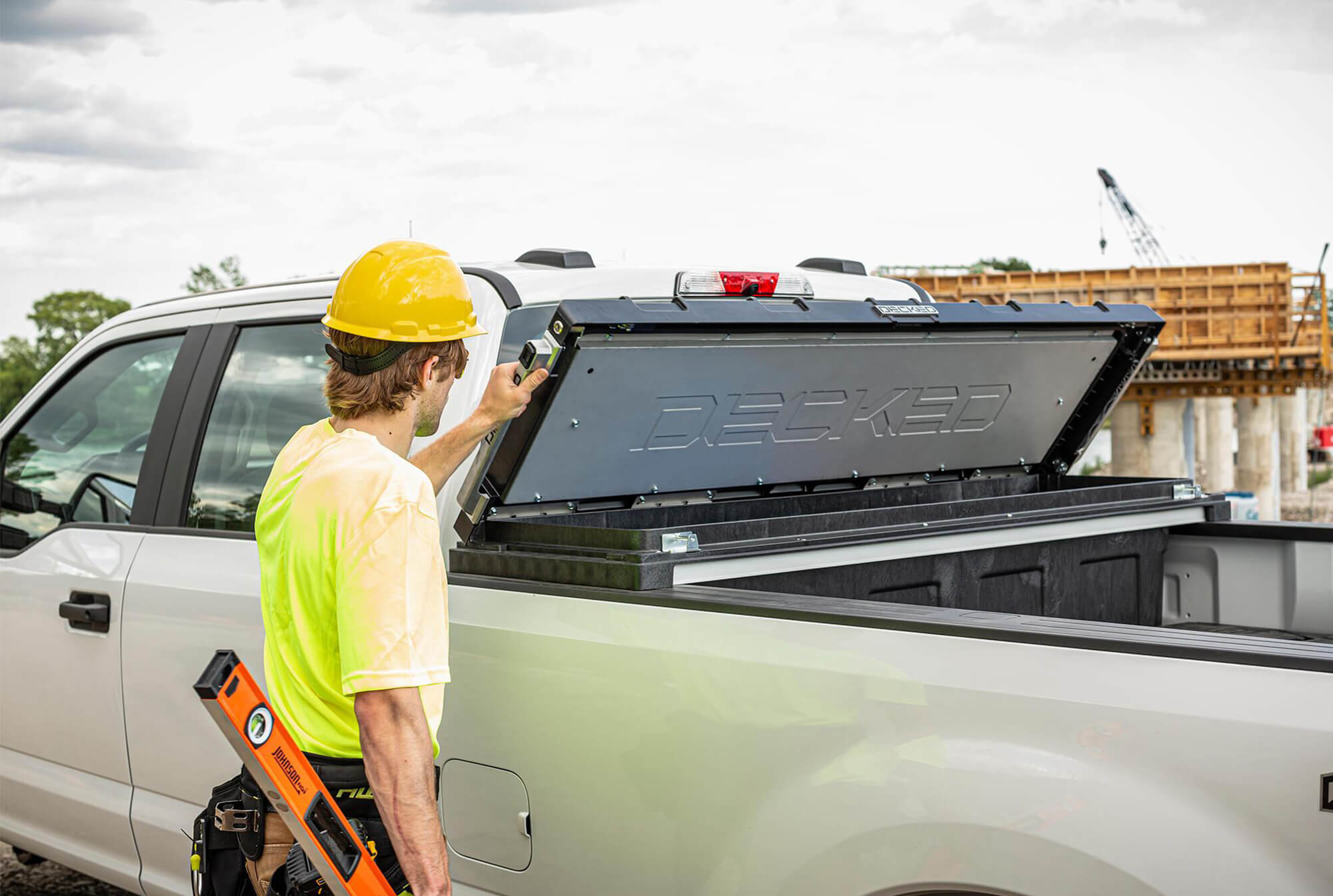 Truck Tool Box By Decked display