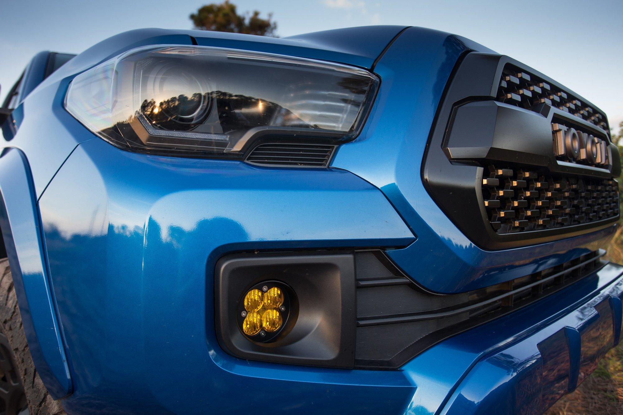 Toyota Tacoma/Tundra/4Runner Squadron Sport (Wide Cornering) Fog Pocket Kit Lighting Baja Designs Display on Vehicle