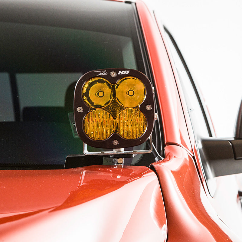 '07-13 Toyota Tundra SDHQ Built A-Pillar Light Mounts (front view)