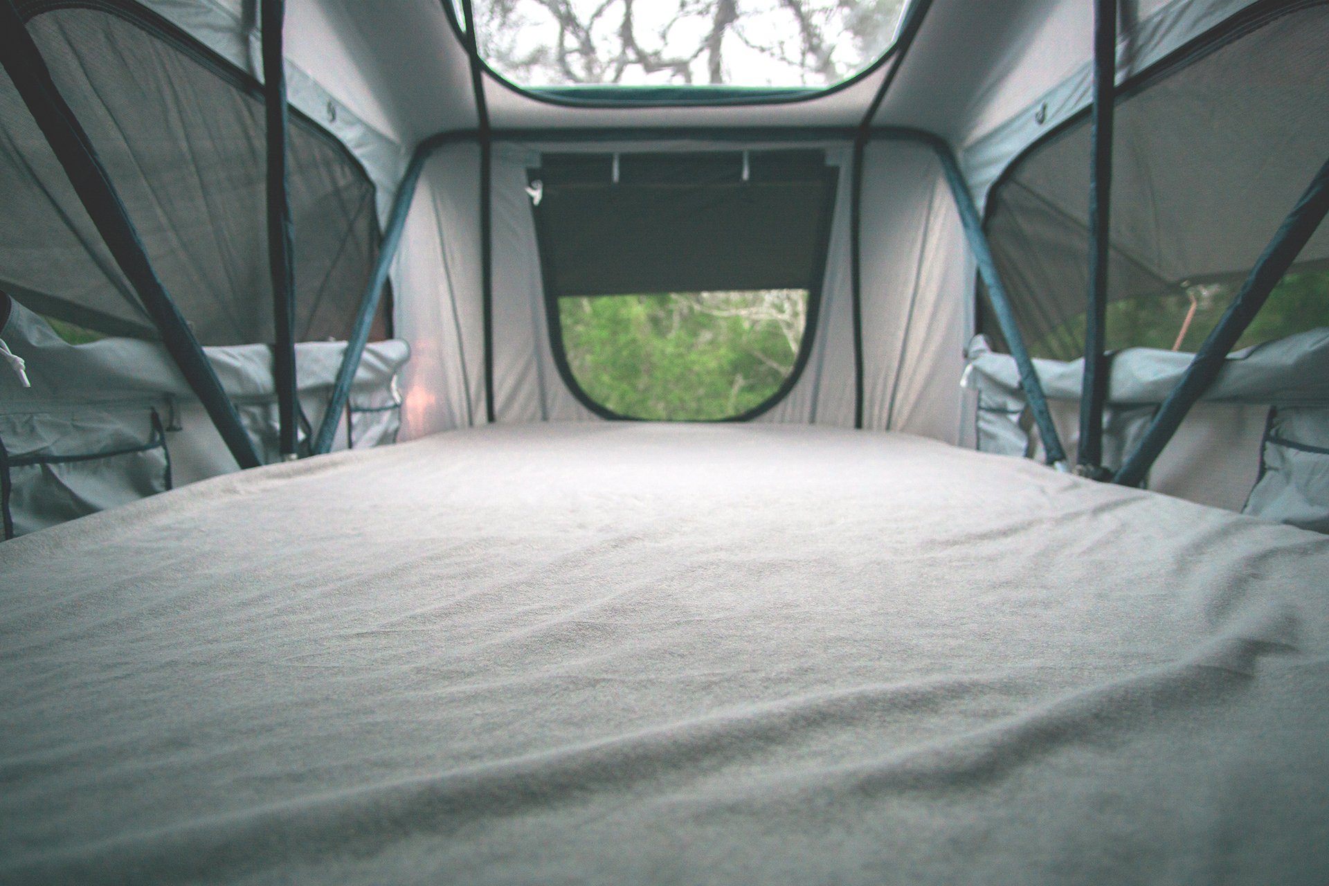 Vagabond Roof Top Tent Sheet Accessory Roam Adventure Co. (interior view)