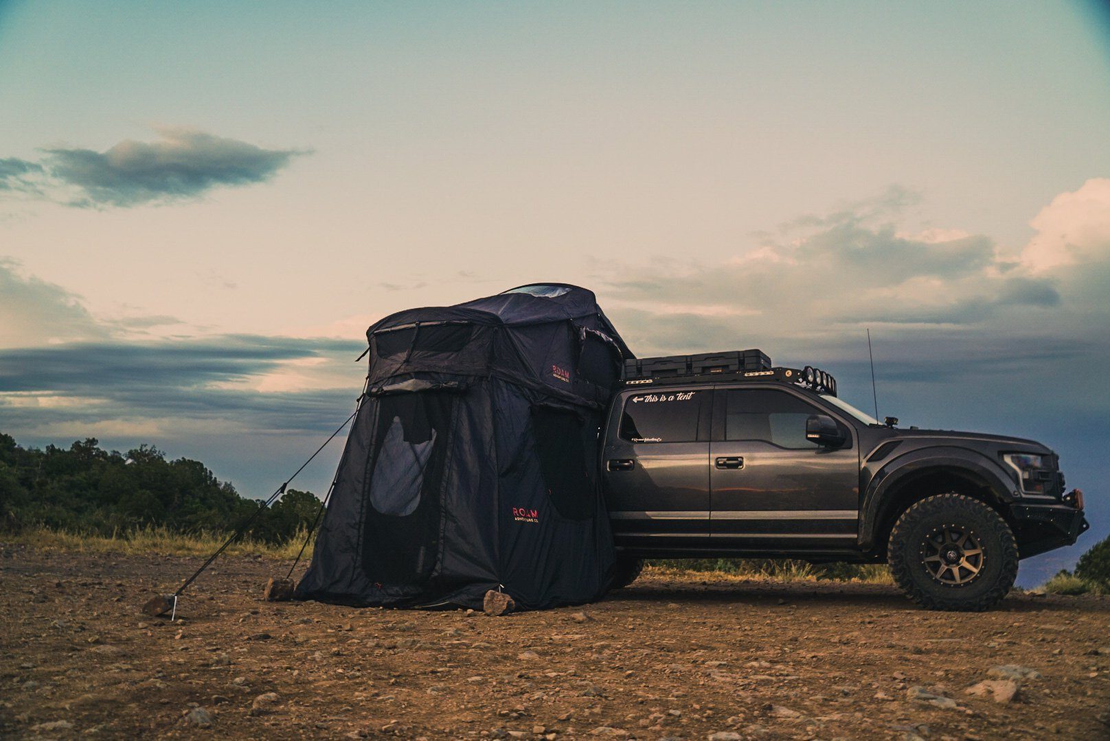 Vagabond XL Roof Top Tent Roam Adventure Co. display