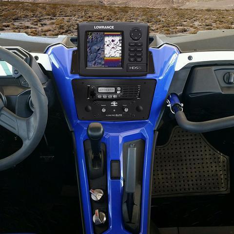 Yamaha YXZ GPS Mounting Bracket GPS Mounting Systems PCI Radios display